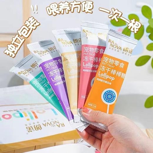 【热销百万】朗诺冻干棒棒糖猫咪零食高蛋白磨牙洁齿1.4g 商品图1