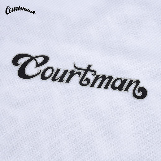 COURTMAN插肩投篮服T恤2023夏宽松休闲美式运动训练速干潮ins短袖 商品图4