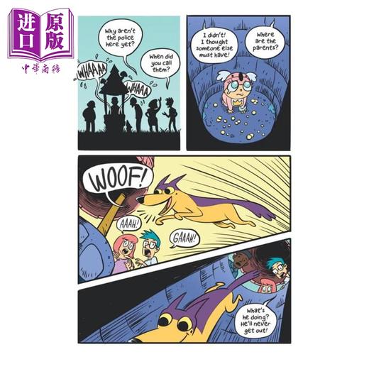 【中商原版】Sparks! #1 学乐桥梁漫画:真假狗英雄1 儿童图像小说 故事图画书 英文原版 进口图书 商品图1