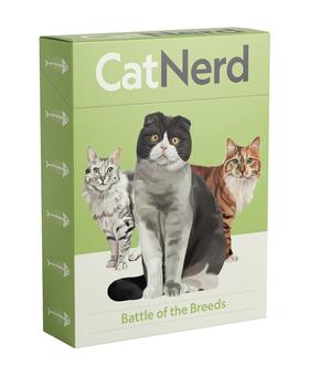 猫宅：品种之战 桌游 英文原版 Cat Nerd : Battle of the breeds