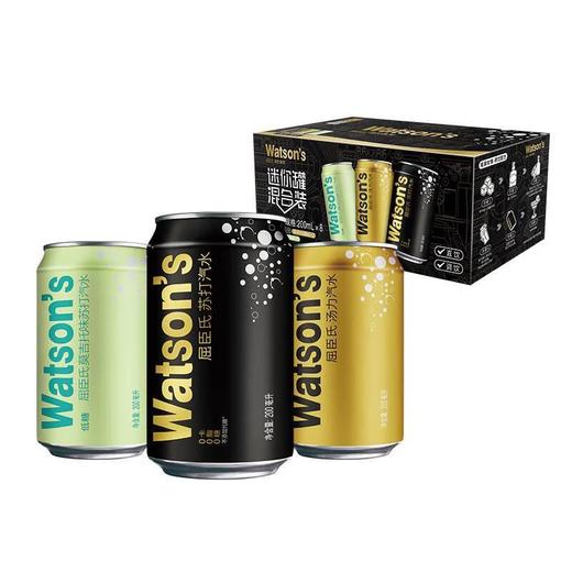 屈臣氏苏打水迷你罐混合装200ML*8/提 商品图0