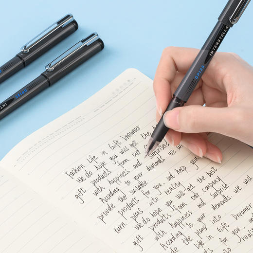 齐心中性笔GP125  ST精钢尖锥头0.5mm 商品图3