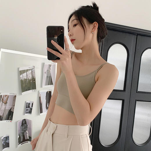 老米优品/🌸篙级美背！《无痕冰丝乳胶固定杯美背文胸》背交叉设计心动bra，一件满足多种需求~~凉爽透气，细节很赞！NY230601A 商品图1