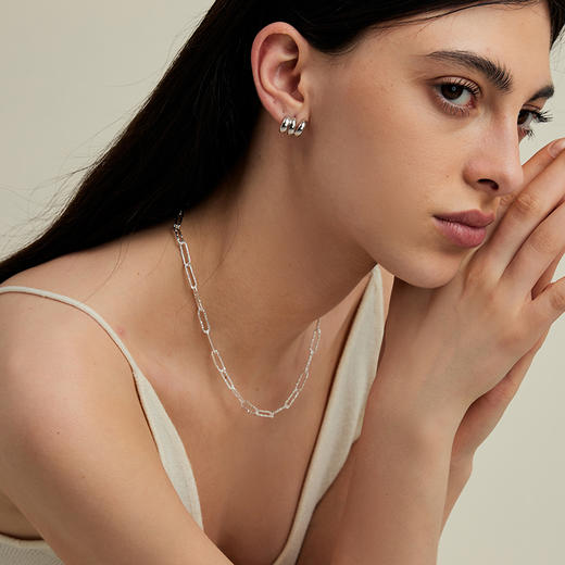ARSIS【自由搭配】方框Y字链简约感百搭小众设计项链 商品图3