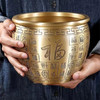 百福缸黄铜聚宝盆，家居办公室摆件 商品缩略图4