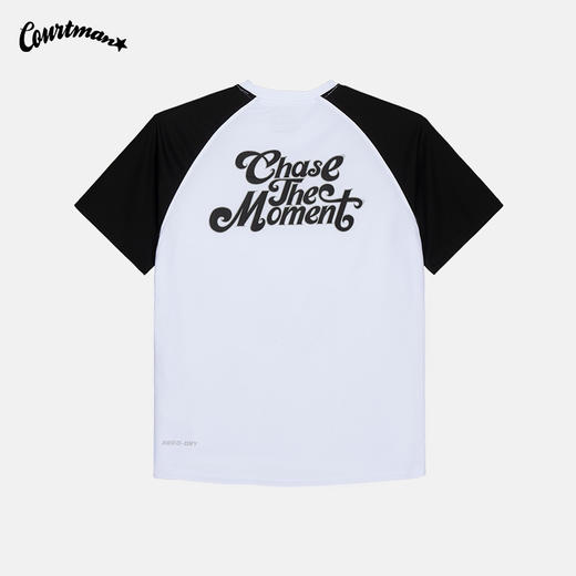 COURTMAN插肩投篮服T恤2023夏宽松休闲美式运动训练速干潮ins短袖 商品图1
