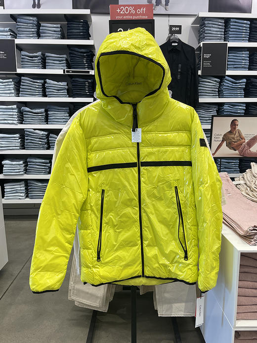 Calvin Klein/CK 男士秋冬保暖防风防水连帽棉衣外套 商品图0