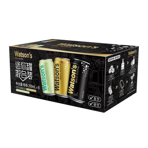 屈臣氏苏打水迷你罐混合装200ML*8/提 商品图1