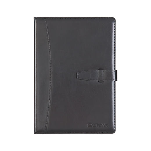 齐心皮面笔记本C5807黑18K114页 商品图0
