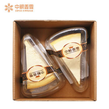 中粮香雪纽约芝士蛋糕动物奶油休闲聚会下午茶糕点 点心聚会85g*2 商品图3