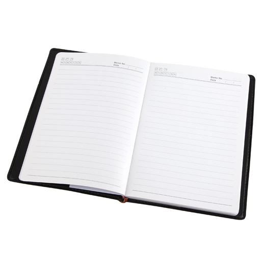 齐心皮面本简约系列C4612黑色A5-80页 商品图4