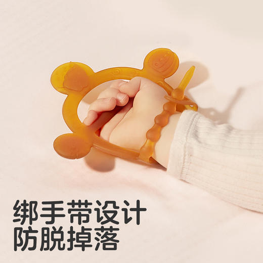 可优比牙胶磨牙棒婴儿防吃手神器牙咬胶6个月宝宝硅胶玩具可水煮 商品图1