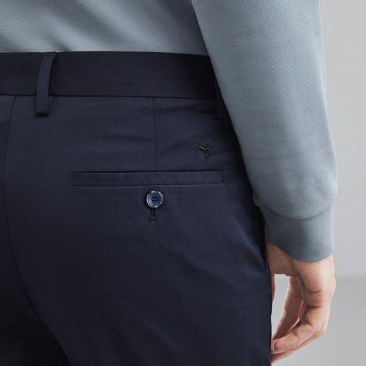 【直降】柒牌男装休闲裤春夏新款商务通勤桑蚕丝上班直筒长裤	124H71380 商品图2