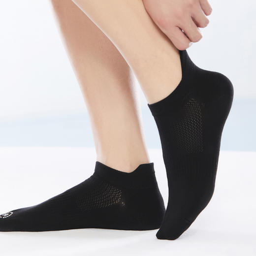 柒牌袜子男短袜春夏抗菌防臭男袜舒适透气男生低帮浅口船袜5双装	124F70420 商品图1