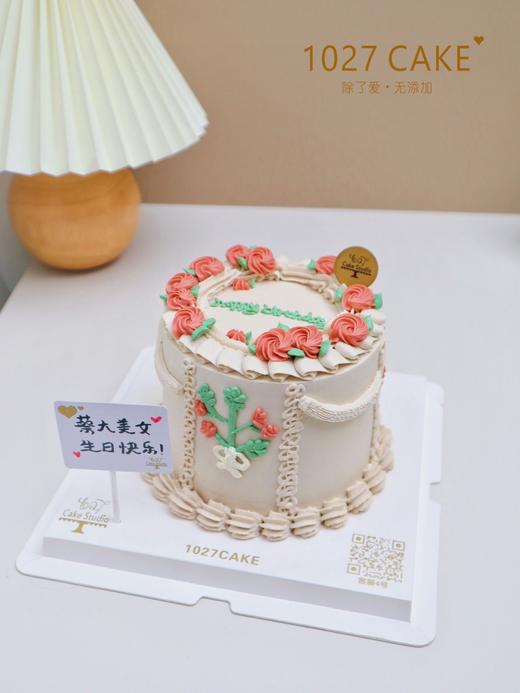 1027CAKE | 复古裱花手绘蛋糕 典雅 商品图1