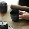 黑玄黑陶公道杯陶瓷均杯粗陶分茶器简约茶海复古中式功夫茶具公杯 商品缩略图3