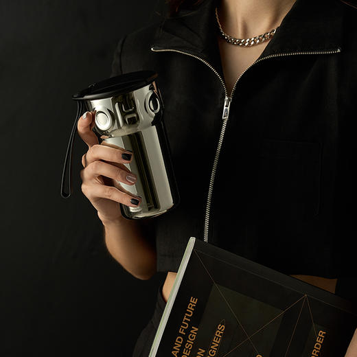 holoholo甜筒杯子316L不锈钢保温杯大容量咖啡杯女生高颜值水杯 商品图11
