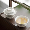 【日用百货】-宜室茶话  仿古手绘竹子盖碗茶杯套装轻奢便携收纳袋 商品缩略图4
