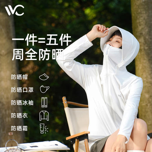 VVC防晒服女抗UV防晒衣透气超薄款户外夏冰丝冰氧 商品图3