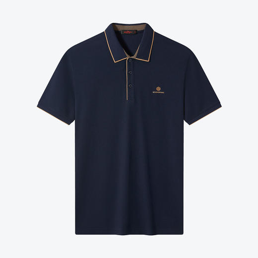 【冰爽棉/3A抗菌2A防螨】柒牌polo衫男士夏季凉感时尚休闲短袖T恤	124T70410 商品图3