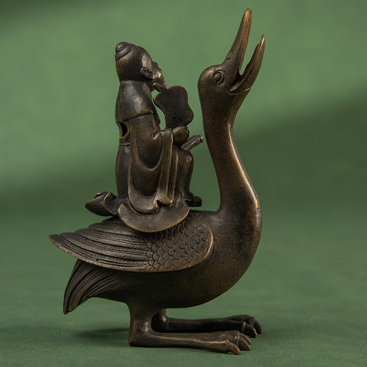 铜制仙人鹅形香薰 商品图1