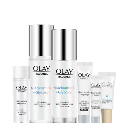 OLAY玉兰油美白水乳护肤六件套补水保湿提亮抗糖减黄 第五代新老版本随机发【CDF】 商品图6