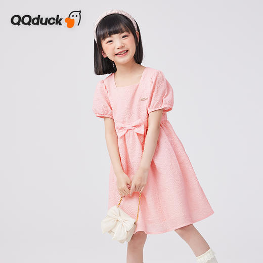 【120-165】【可可鸭】女童短袖连衣裙夏季公主裙洋气裙子可可鸭 商品图3