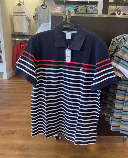 Brooks Brothers布克兄弟男士短袖Polo衫 条纹系列 超多颜色只要¥550直邮到手！ 商品图4