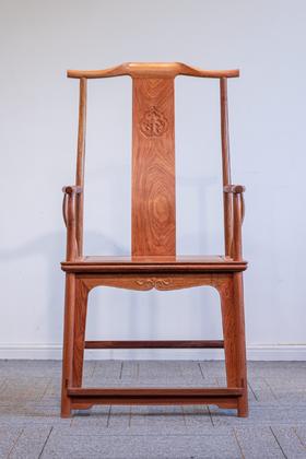 红桥红  家具严选  缅甸花梨（大果紫檀）【上博四出头 官帽椅】