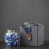 【日用百货】-宜室茶话  复古陶瓷茶叶罐双层锡盖密封罐 商品缩略图5