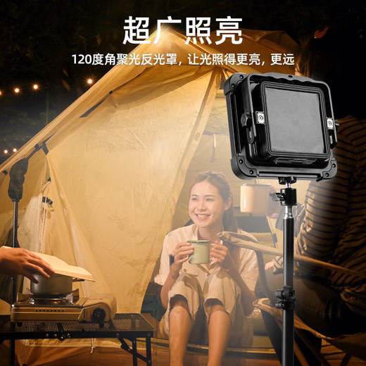 SUPERFIRE神火FS30户外照明灯强光探照灯工地露营充电投光灯 商品图1