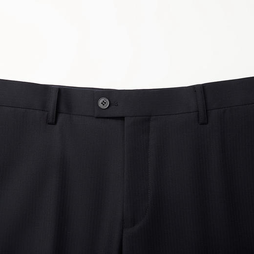 【纯羊毛】柒牌男装西裤男士春秋新款商务休闲人字纹垂感直筒长裤	126H70130 商品图1