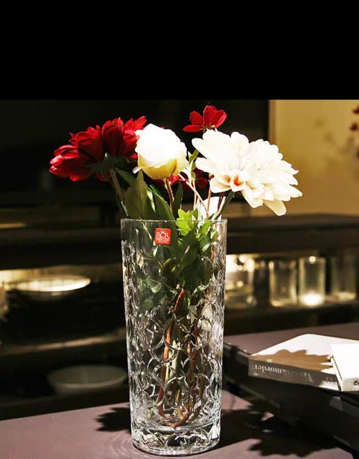 5F隆昌瓷器阿拉伯风28cm晶质花瓶 商品图0