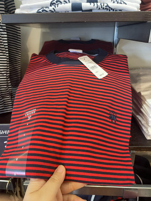 2件¥599！Brooks brothers 布克兄弟男士短袖T恤女生也可以买小一码穿 商品图1