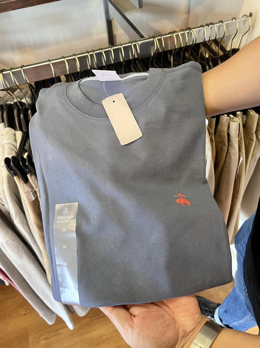 2件¥599！Brooks brothers 布克兄弟男士短袖T恤女生也可以买小一码穿 商品图11