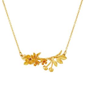 订购9周到｜Alex Monroe-Cherry Blossom-樱桃 项链［英国设计师］