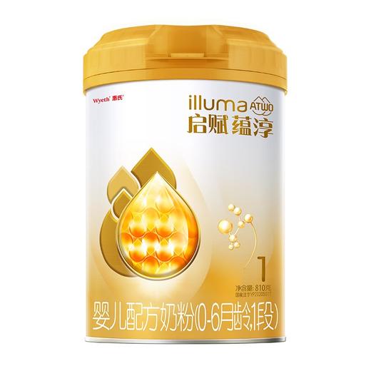 【整箱6罐】新国标启赋蕴淳1段0-6月新生儿婴儿童配方奶粉810g/WYE-626615 商品图1