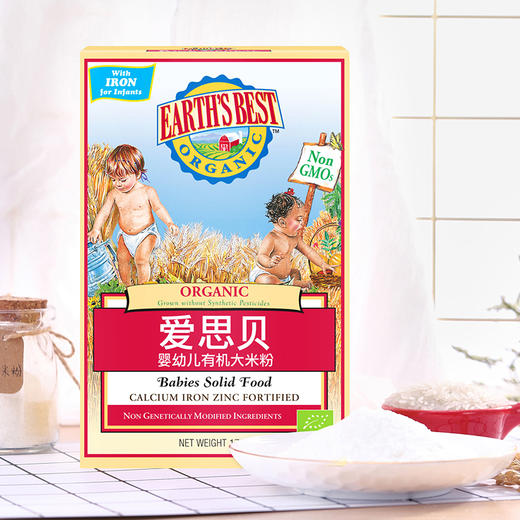 【买三赠一】美国EARTH'SBEST爱思贝有机大米粉175g 商品图3