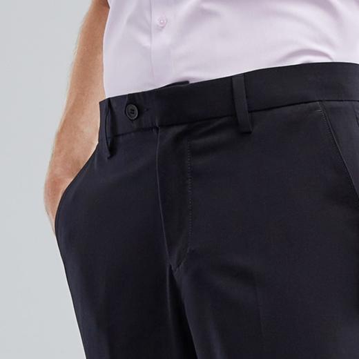 【含羊毛/含莱赛尔】柒牌男士西裤春夏新款商务正装直筒长裤	124H71230 商品图2