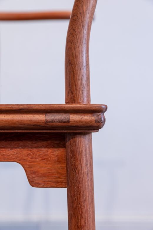 红桥红  家具严选  缅甸花梨（大果紫檀）【上博四出头 官帽椅】 商品图6