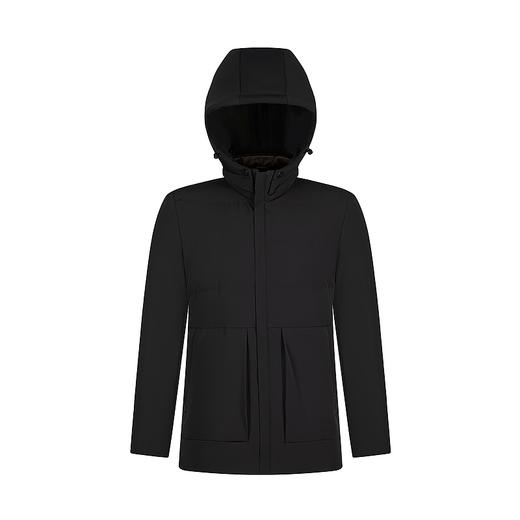 柒牌男士羽绒服秋冬时尚简约可拆卸帽白鸭绒羽绒厚外套123E70100 商品图3