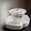 【日用百货】-宜室茶话  仿古手绘竹子盖碗家用陶瓷泡茶碗 商品缩略图0
