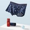 【礼盒2条装】柒牌男士内裤冰丝锦纶夏季薄款抗菌短裤数码印花无痕男生平角裤衩	124F70310 商品缩略图4