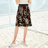 欧芮儿2019夏装新款黑色刺绣半身裙女显瘦中长裙包臀复古A字裙 商品缩略图2