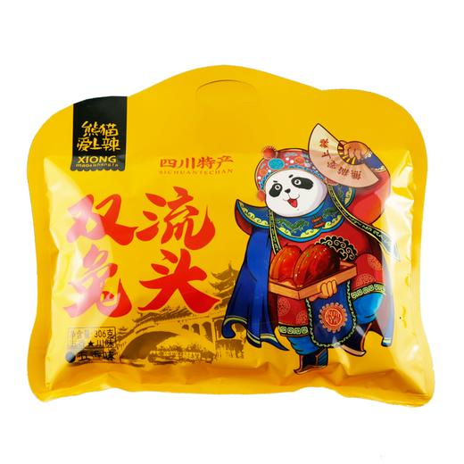 四川特产【熊猫爱上辣冷吃兔头306g】香辣川味五香味小吃零食双流兔头 商品图2