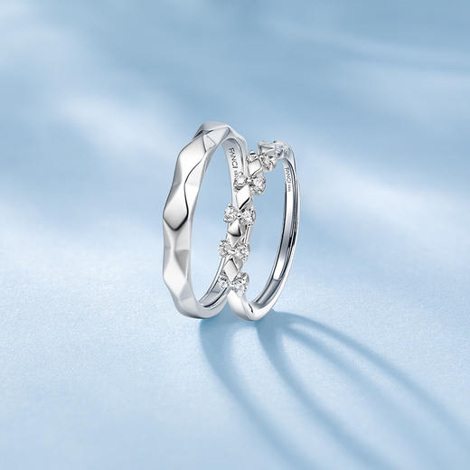 【明星同款】【为爱加冕活口对戒】Fanci范琦银饰 轻奢纪念日礼物  生日情人节送礼男朋友礼物 商品图2