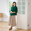 绽放155朵/碎花苎麻中长款半身裙 商品缩略图2