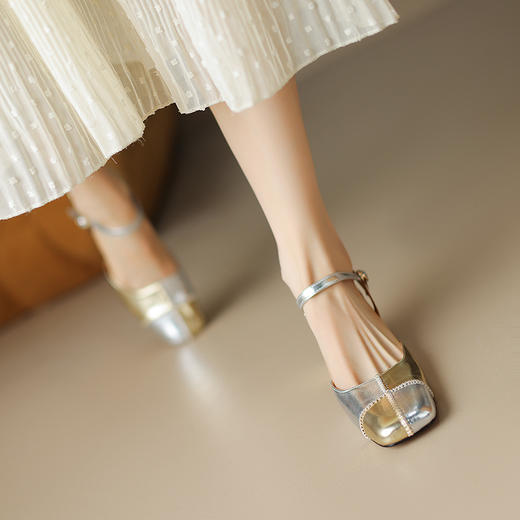 夏季新款，拼色里外全皮包头凉鞋HBP-5362 商品图1