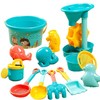 【手提沙滩玩水桶，享受海滩快乐的时光】23套沙滩玩具套装沙漏宝宝户外工具玩沙决明子男女孩 商品缩略图4