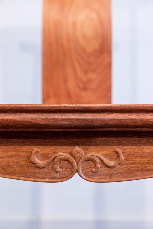 红桥红  家具严选  缅甸花梨（大果紫檀）【上博四出头 官帽椅】 商品图5